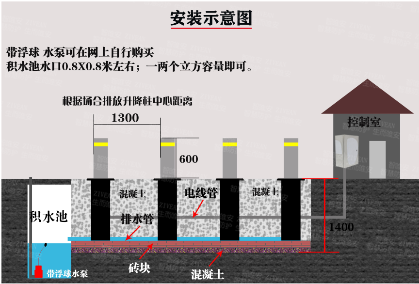 佛山全自动防撞升降柱，佛山全自动防撞升降柱厂家